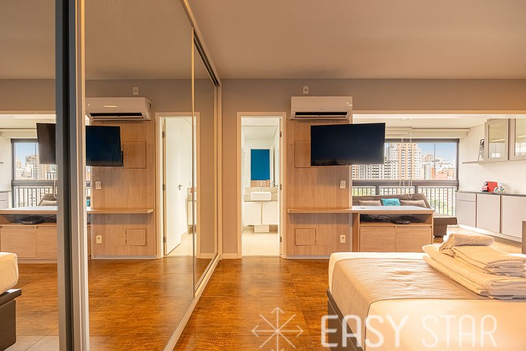 Easy Star - Espaçoso Studio ao Lado do Aeroporto Congonhas -