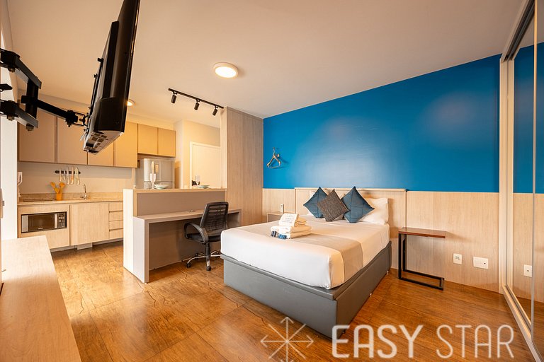 Easy Star - Espaçoso Studio ao Lado do Aeroporto Congonhas -