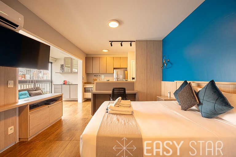 Easy Star - Espaçoso Studio ao Lado do Aeroporto Congonhas -