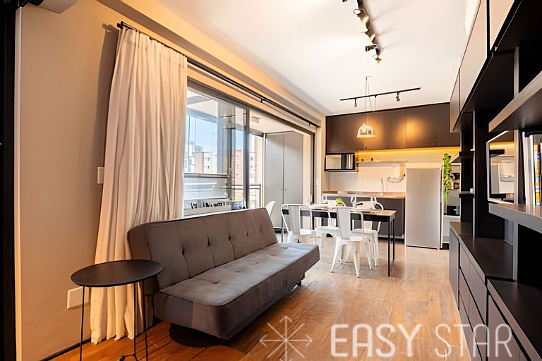 Lindo apartamento 1 dorm. C/Vaga na Vila Madalena