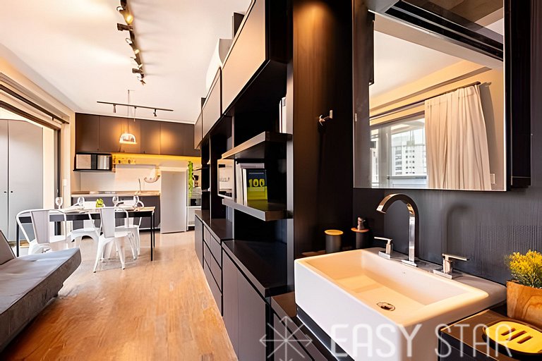 Lindo apartamento 1 dorm. C/Vaga na Vila Madalena