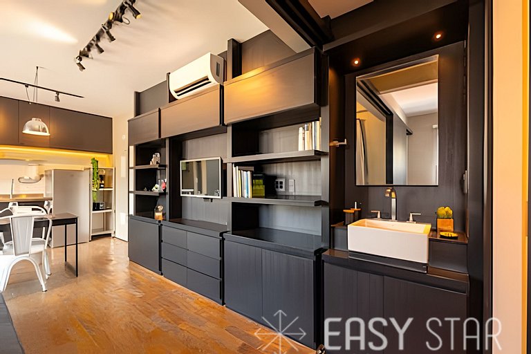 Lindo apartamento 1 dorm. C/Vaga na Vila Madalena