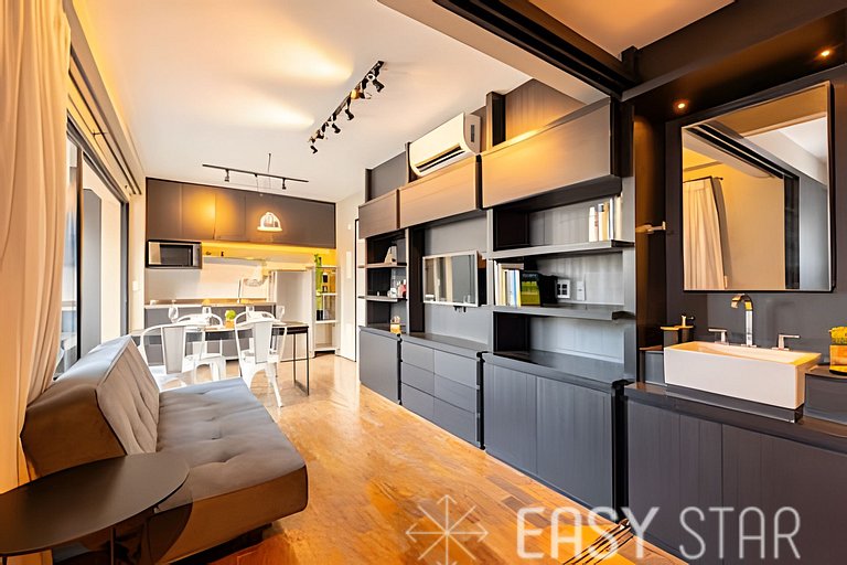 Lindo apartamento 1 dorm. C/Vaga na Vila Madalena