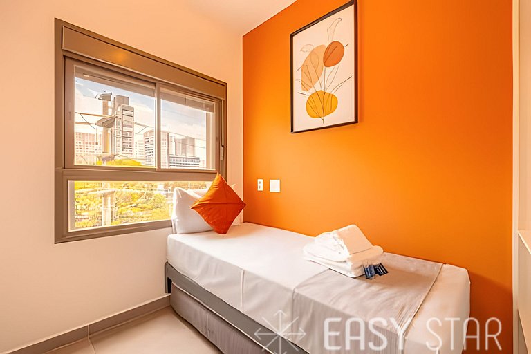 Lindo apto com 2 quartos próximo ao Aero. CGH