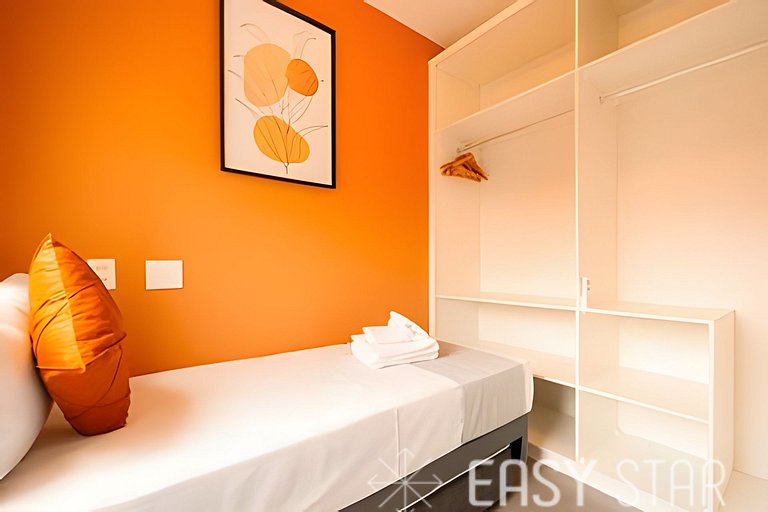 Lindo apto com 2 quartos próximo ao Aero. CGH