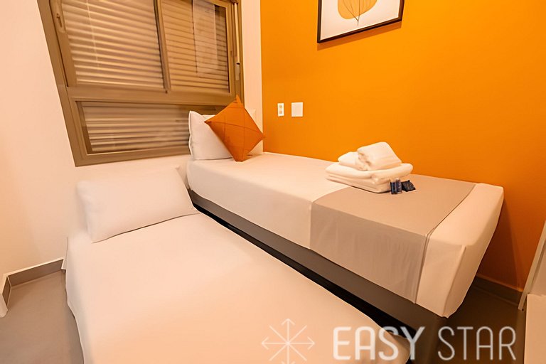 Lindo apto com 2 quartos próximo ao Aero. CGH