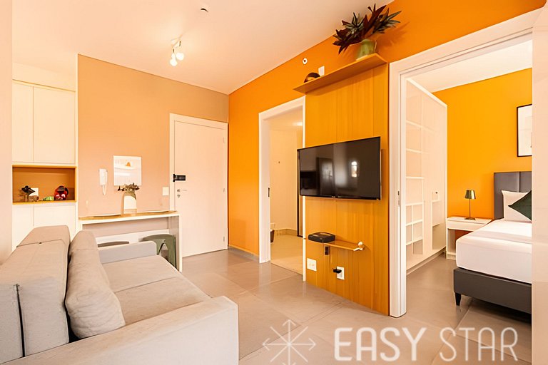 Lindo apto com 2 quartos próximo ao Aero. CGH