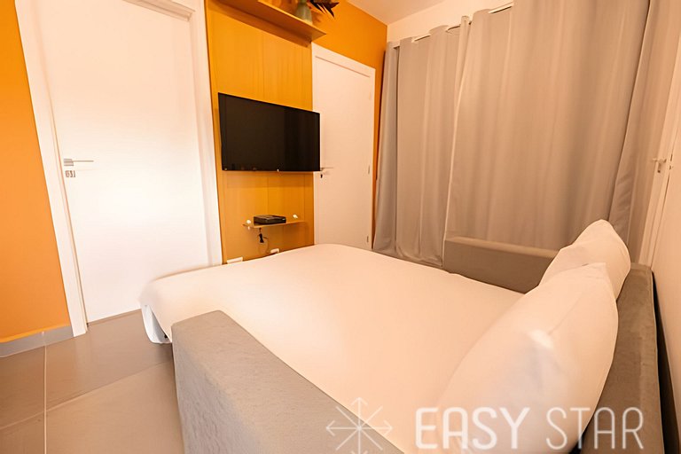 Lindo apto com 2 quartos próximo ao Aero. CGH