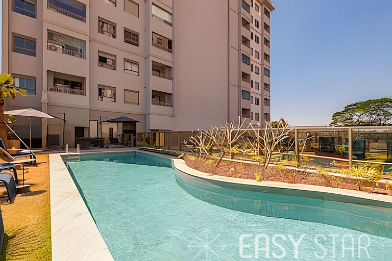 Lindo apto com 2 quartos próximo ao Aero. CGH