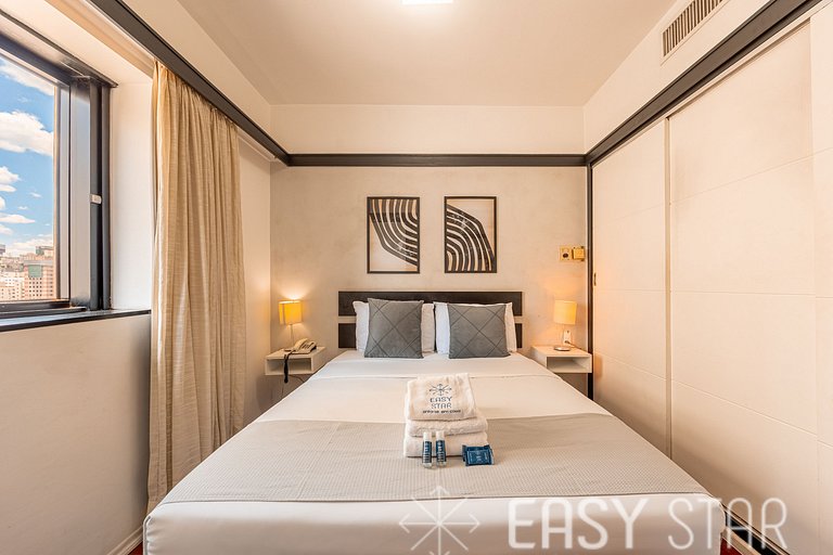 Easy Star - Flat pratico e aconchegante no Jardins prox Shop