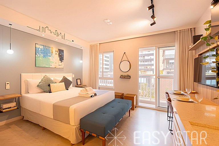 Easy Star - Lindo Studio em Pinheiros