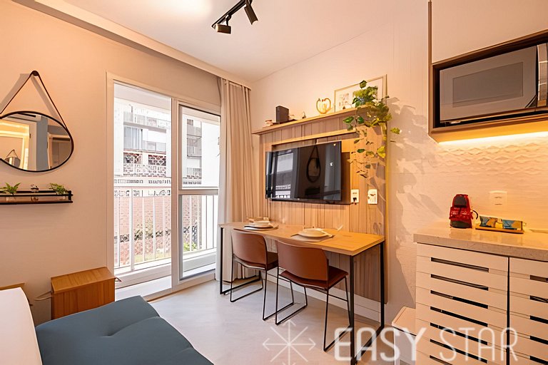 Easy Star - Lindo Studio em Pinheiros
