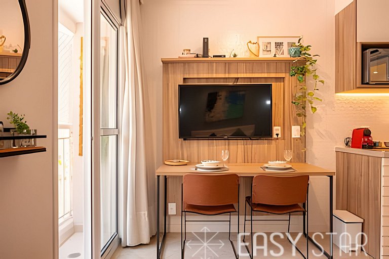 Easy Star - Lindo Studio em Pinheiros