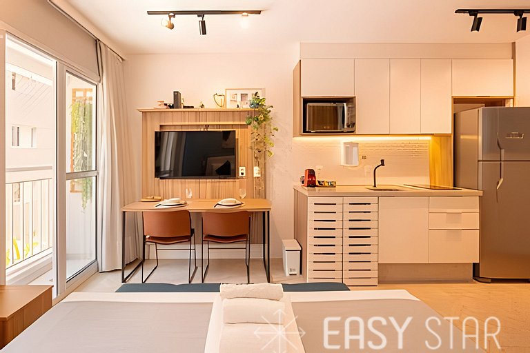 Easy Star - Lindo Studio em Pinheiros