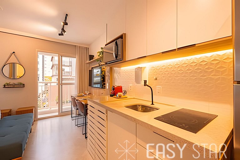 Easy Star - Lindo Studio em Pinheiros