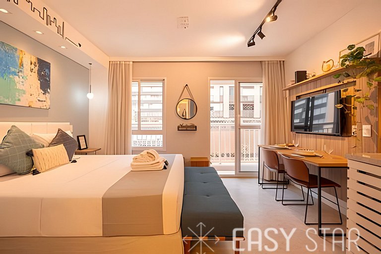 Easy Star - Lindo Studio em Pinheiros