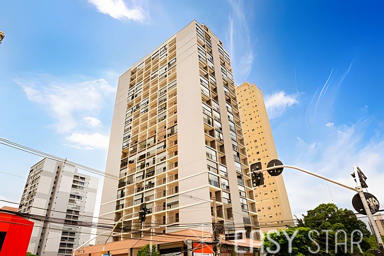 Estúdio moderno com lazer na Vila Mariana