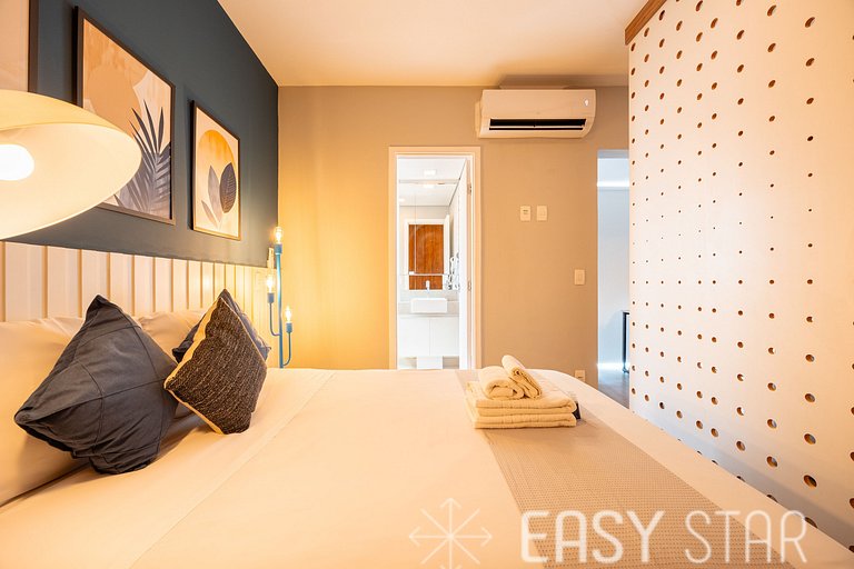 Easy Star - Studio Moderno e Aconchegante ao lado de Congonh