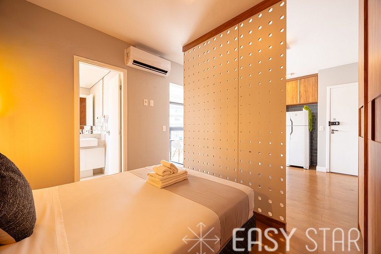 Easy Star - Studio Moderno e Aconchegante ao lado de Congonh