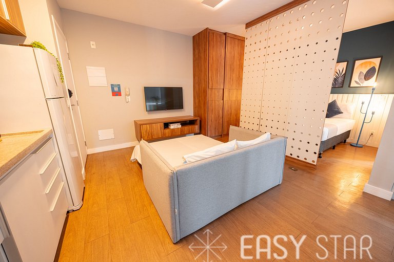 Easy Star - Studio Moderno e Aconchegante ao lado de Congonh