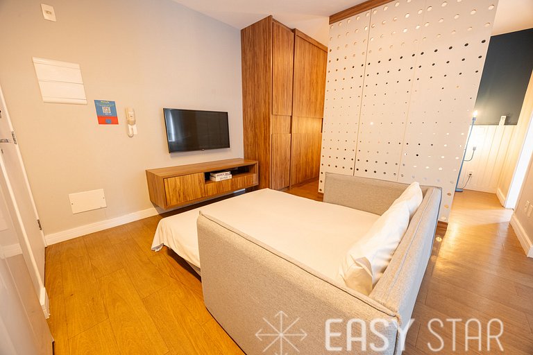 Easy Star - Studio Moderno e Aconchegante ao lado de Congonh