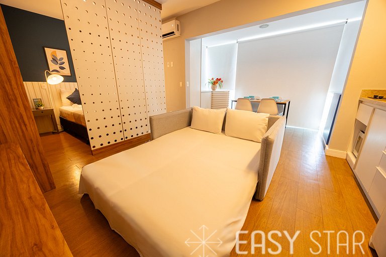 Easy Star - Studio Moderno e Aconchegante ao lado de Congonh