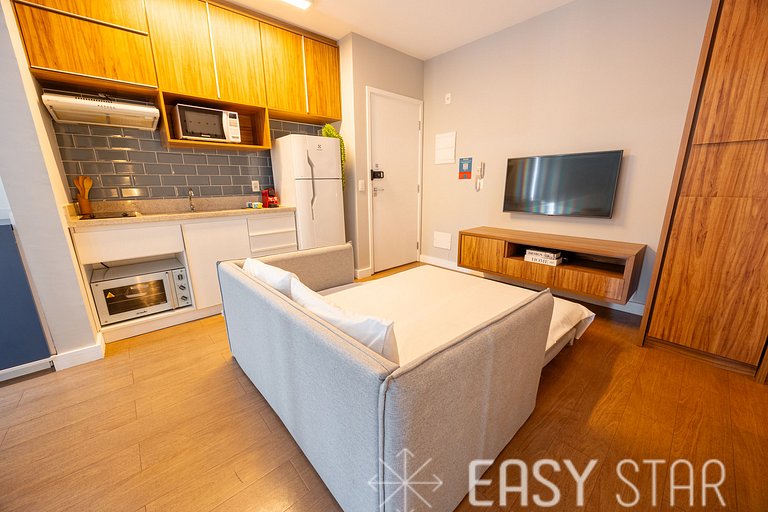 Easy Star - Studio Moderno e Aconchegante ao lado de Congonh