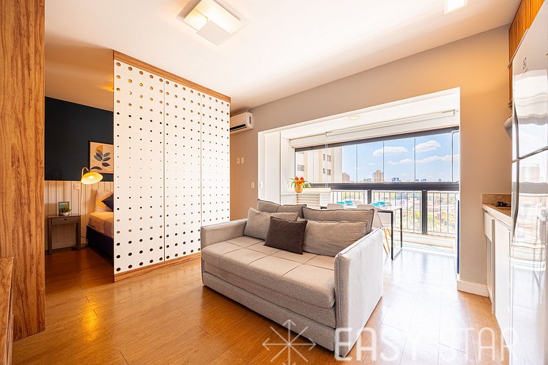 Easy Star - Studio Moderno e Aconchegante ao lado de Congonh
