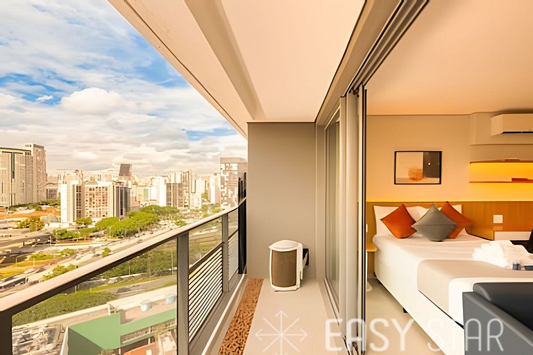 Studio Jockey Vaga e Lazer completo em Pinheiros