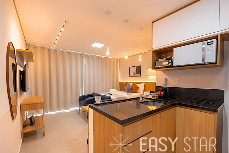Studio Jockey Vaga e Lazer completo em Pinheiros