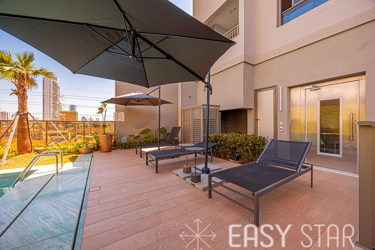 Lindo apto com 2 quartos próximo ao Aero. CGH