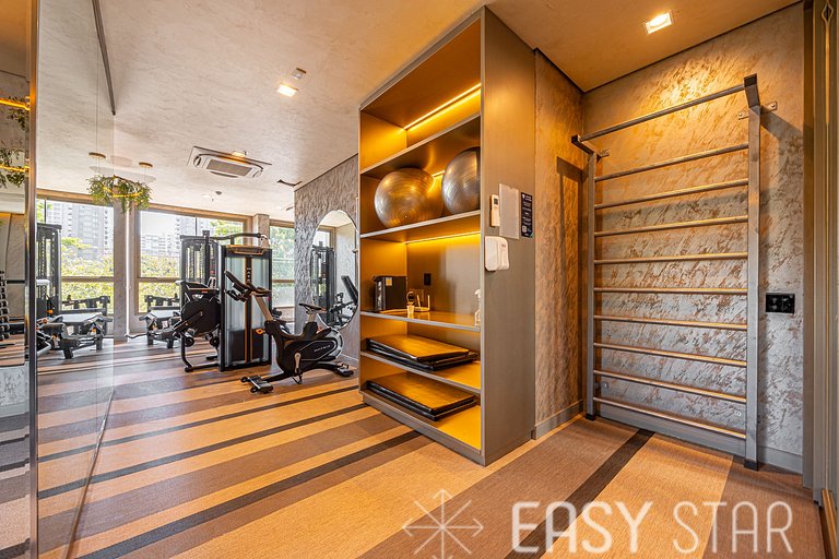 Belo apto com 2 quartos próximo ao Aero. CGH