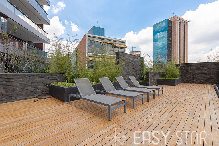 Easy Star - Belissimo apto C/Vaga no 18° andar - RQ01I