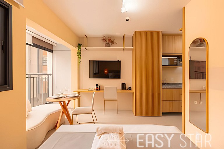 Studio Charmoso na melhor localização Campo Belo