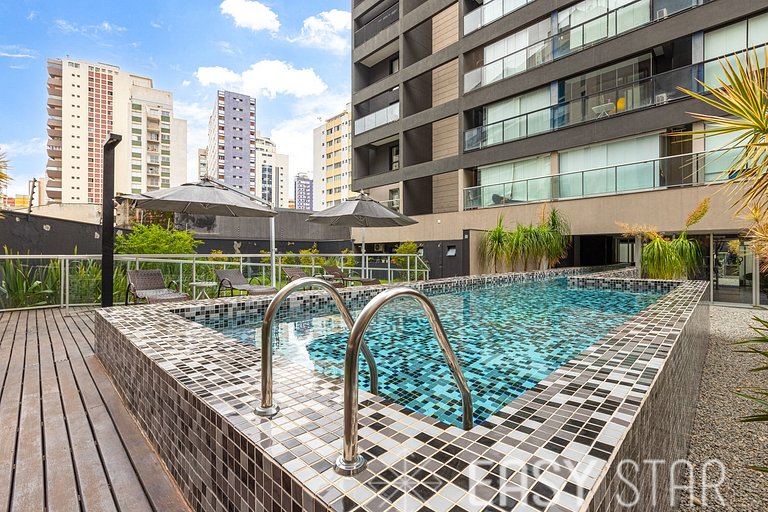 Easy Star - Studio com Vista Incrível na Vila Olímpia - KQ01