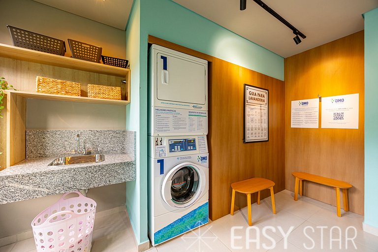 Easy Star - Charmoso studio no coração de Moema - TW01I