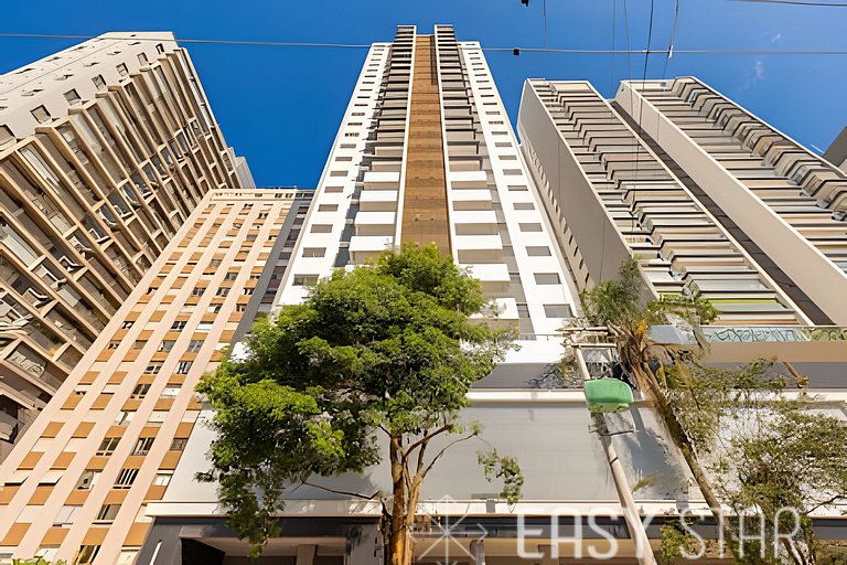 Belo Studio com Lazer Completo no Brooklin