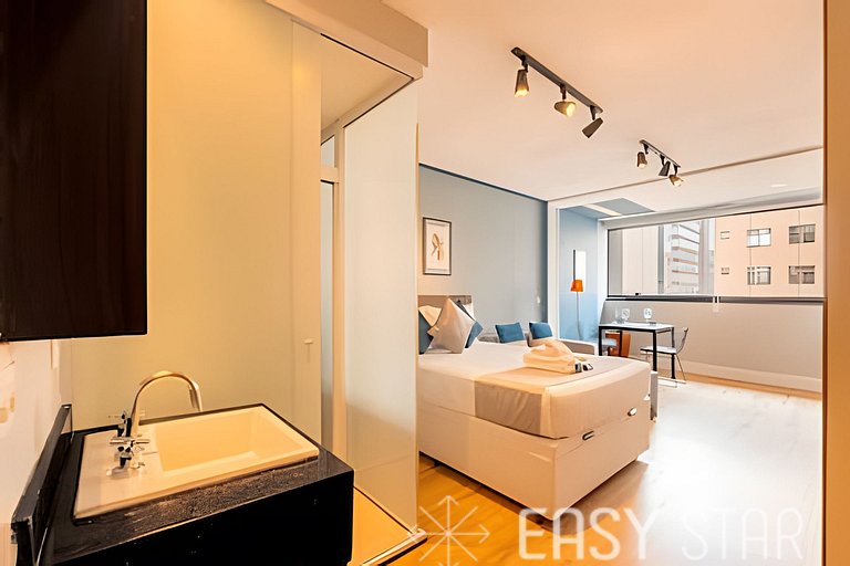 Studio Charmoso com Vaga na Vila Olimpia