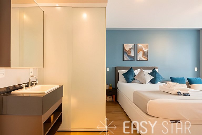 Lindo Studio com Vaga na Vila Olimpia