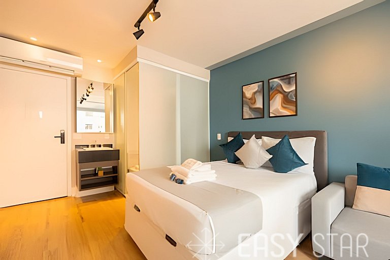 Lindo Studio com Vaga na Vila Olimpia