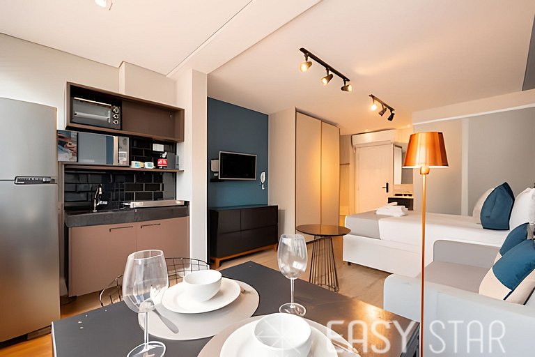 Lindo Studio com Vaga na Vila Olimpia