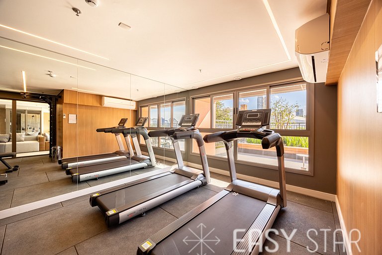 Hermoso Estudio cerca de la Estación Borba Gato