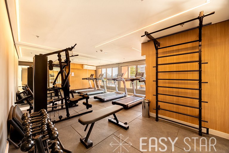 Hermoso Estudio cerca de la Estación Borba Gato