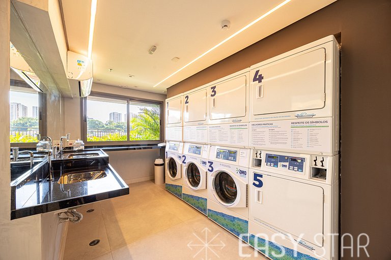 Hermoso Estudio cerca de la Estación Borba Gato