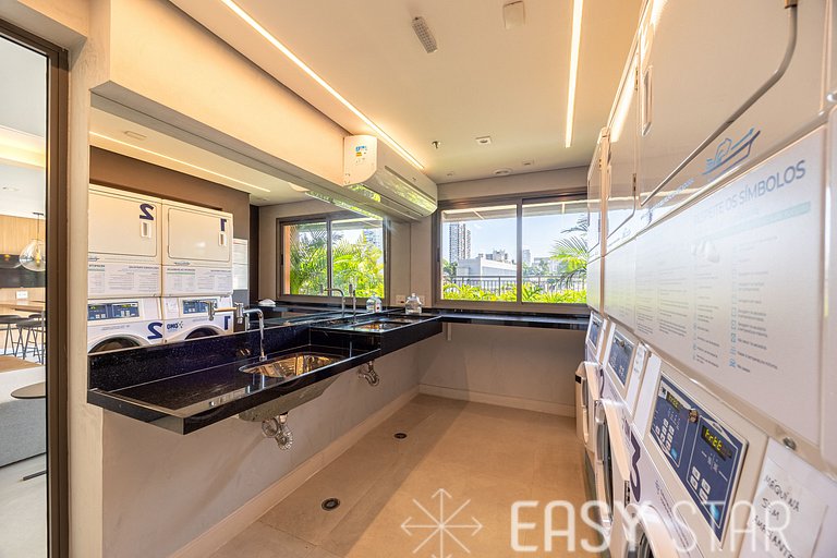 Hermoso Estudio cerca de la Estación Borba Gato