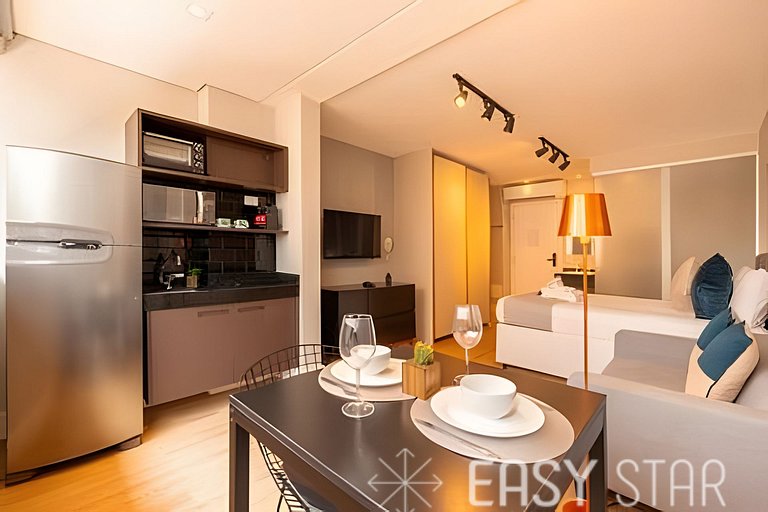 Lindo Studio com Vaga na Vila Olimpia