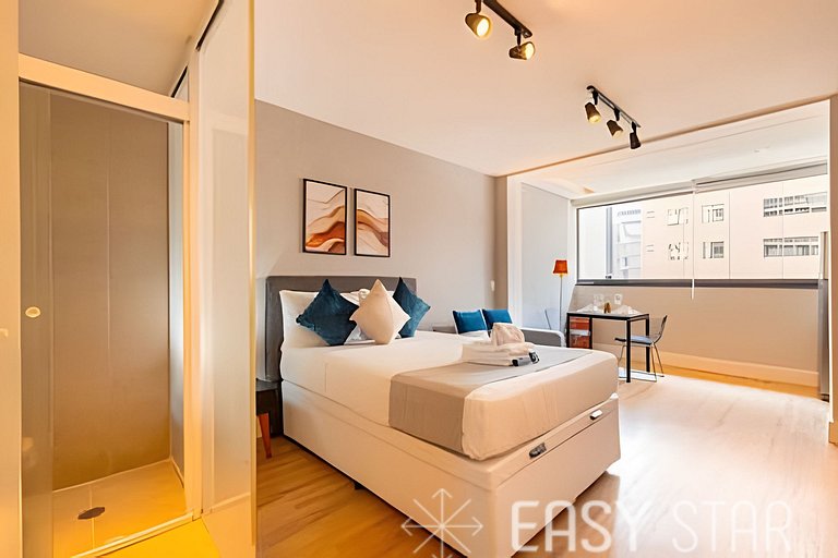 Lindo Studio com Vaga na Vila Olimpia