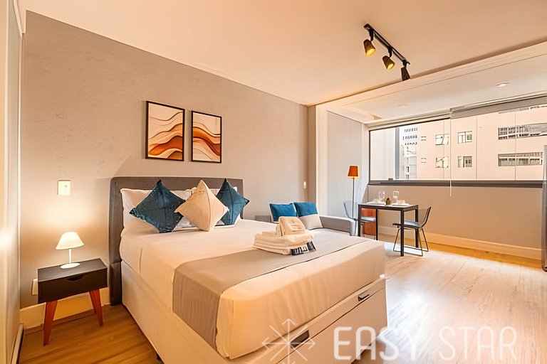 Lindo Studio com Vaga na Vila Olimpia