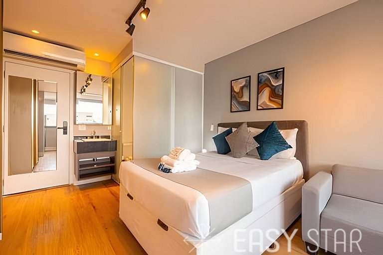 Belo Studio C/Vaga, Lazer completo na Vila Olimpia