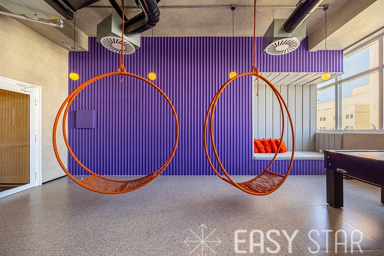 Easy Star - Fabuloso studio com mezanino em Moema - SK01I